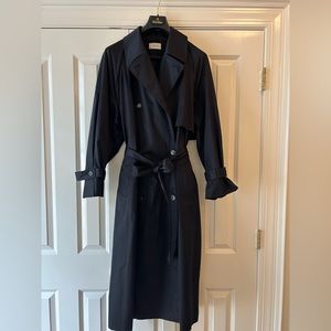 THE ROW Trench Coat Black Size M